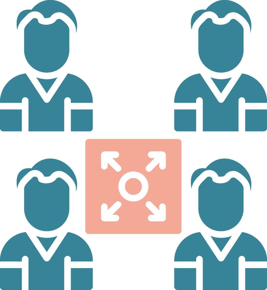 Meeting Point Dynamic Web Symbol vector