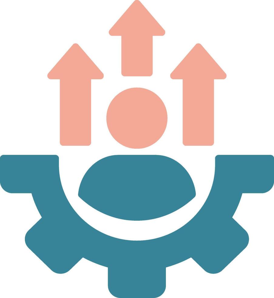 Personal Growth Seamless UI Token vector
