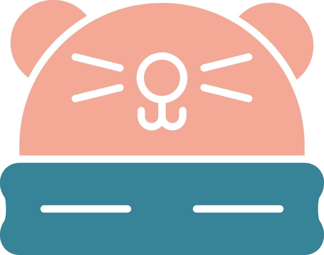 Baby Hat Premium Web Symbol vector