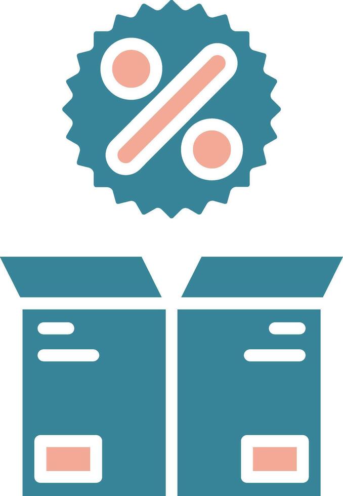 Delivery Box Simplified Line Art vector