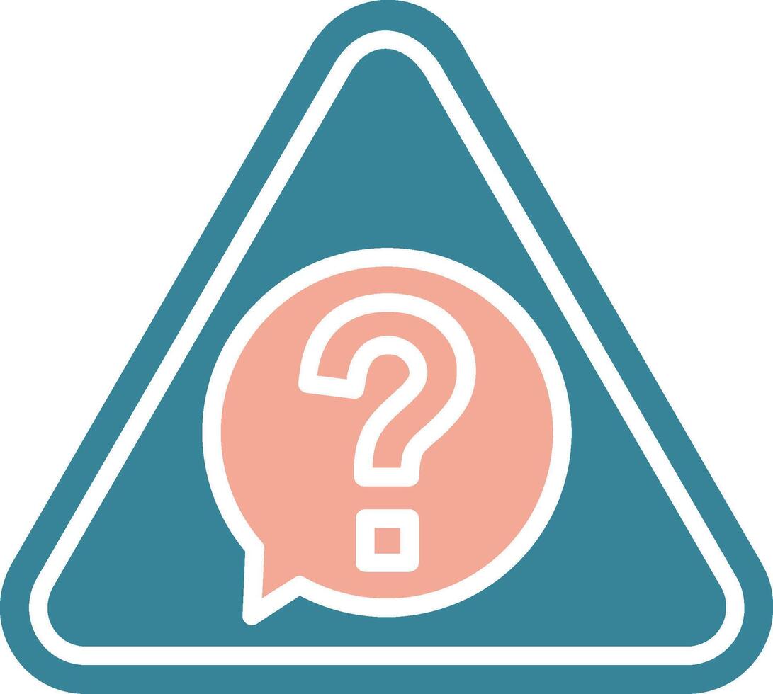 Question Expressive Digital Mark vector
