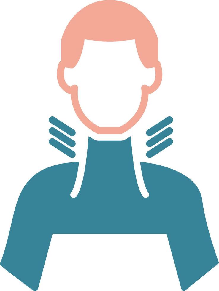 Throat Unified Line Art vector