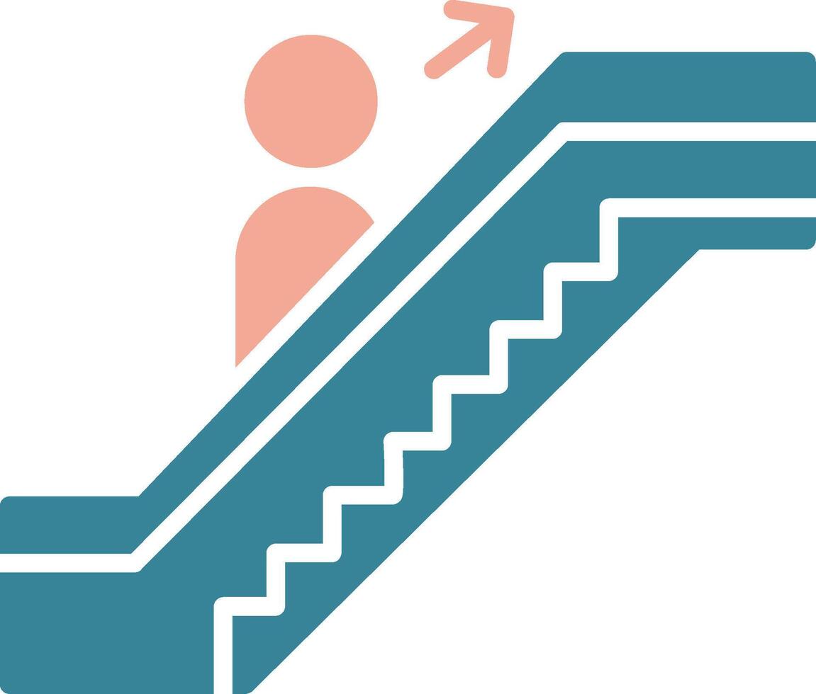 Escalator Tactile UX Display vector