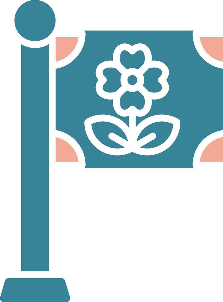 Flag Premium Interface Object vector