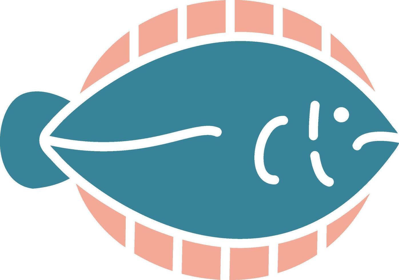 Flounder Crystal App Emblem vector