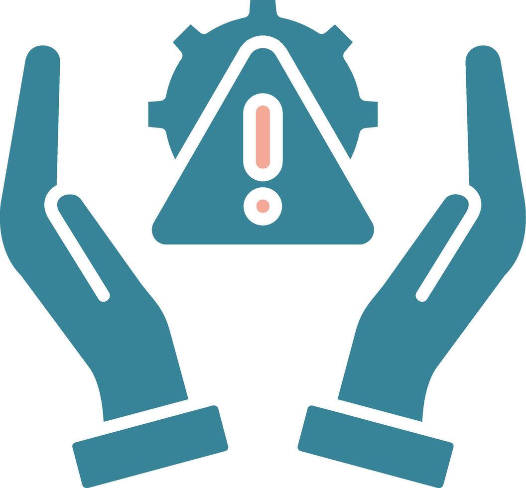 Risk Management Futuristic Core Icon vector