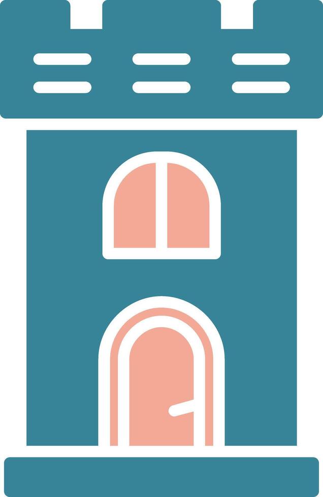 Tower Colorful System Element vector