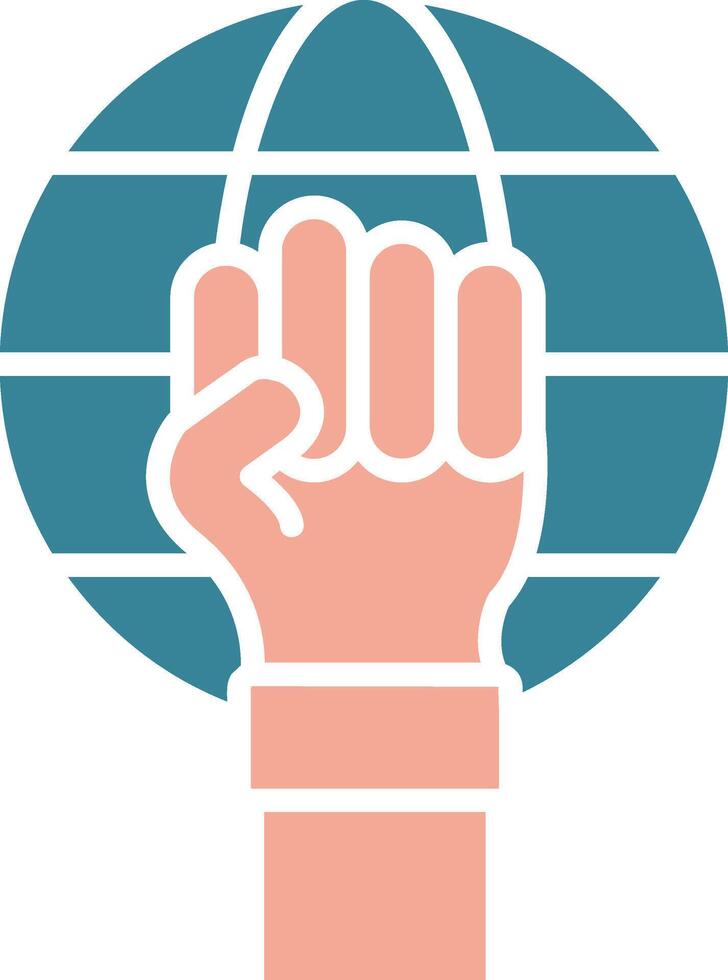 Civil Rights Futuristic Graphic Module vector