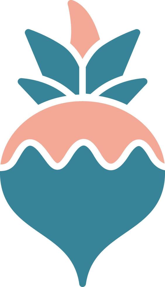 Turnip Seamless Core Icon vector