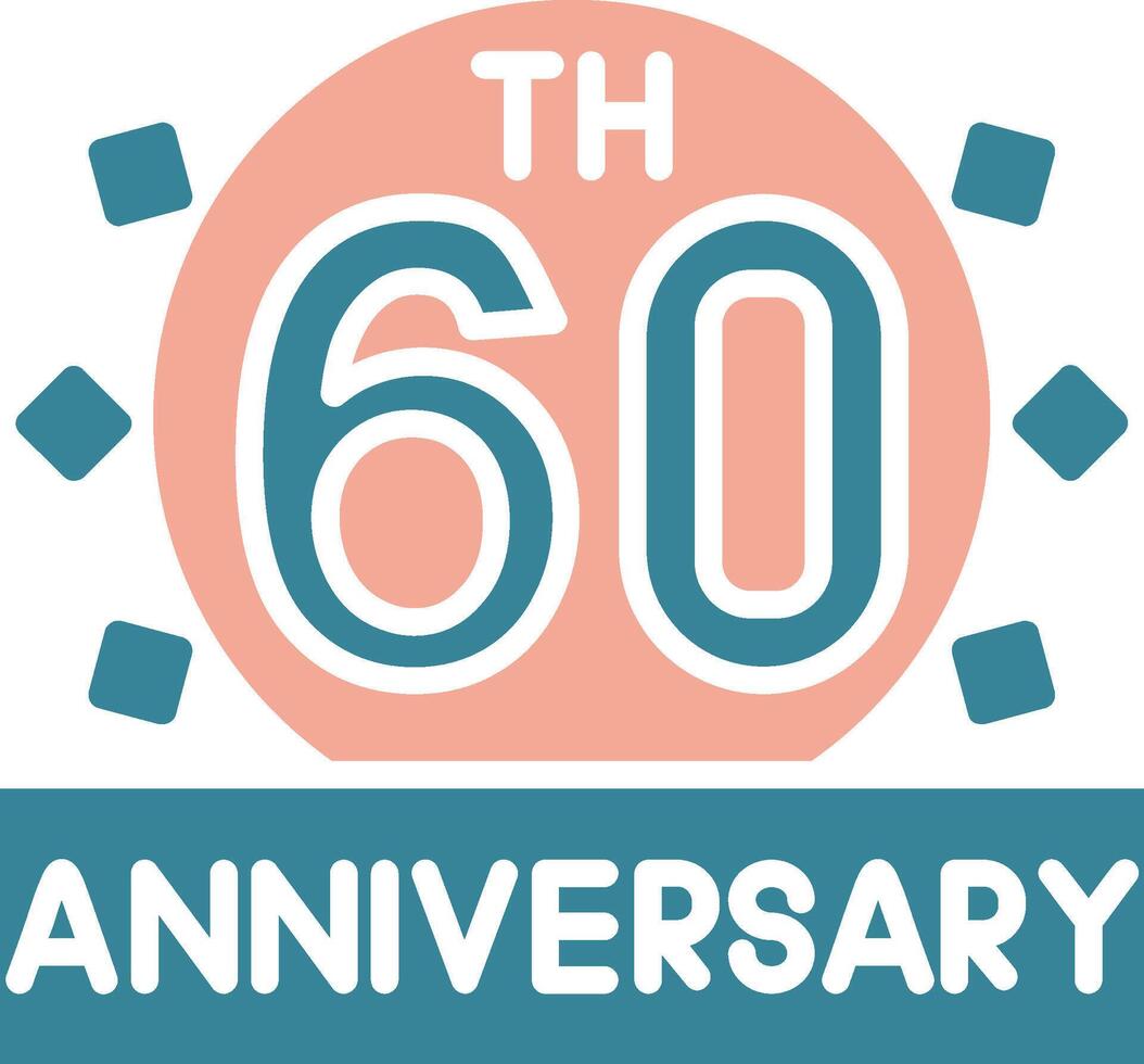 60th Anniversary Efficient UI Token vector