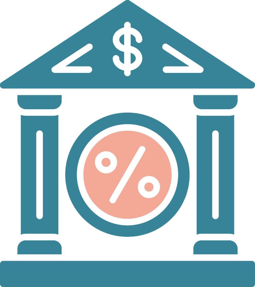 Bank Rate Virtual Visual Pattern vector