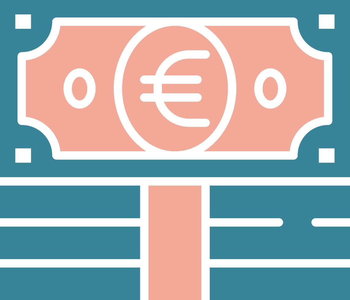 Euro Crystal Interface Object vector