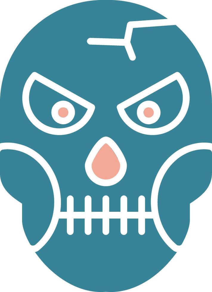 Skull Global Digital Mark vector