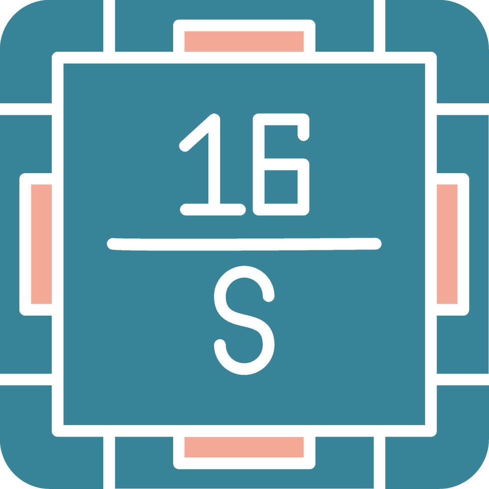 Sulfur Neon App Emblem vector
