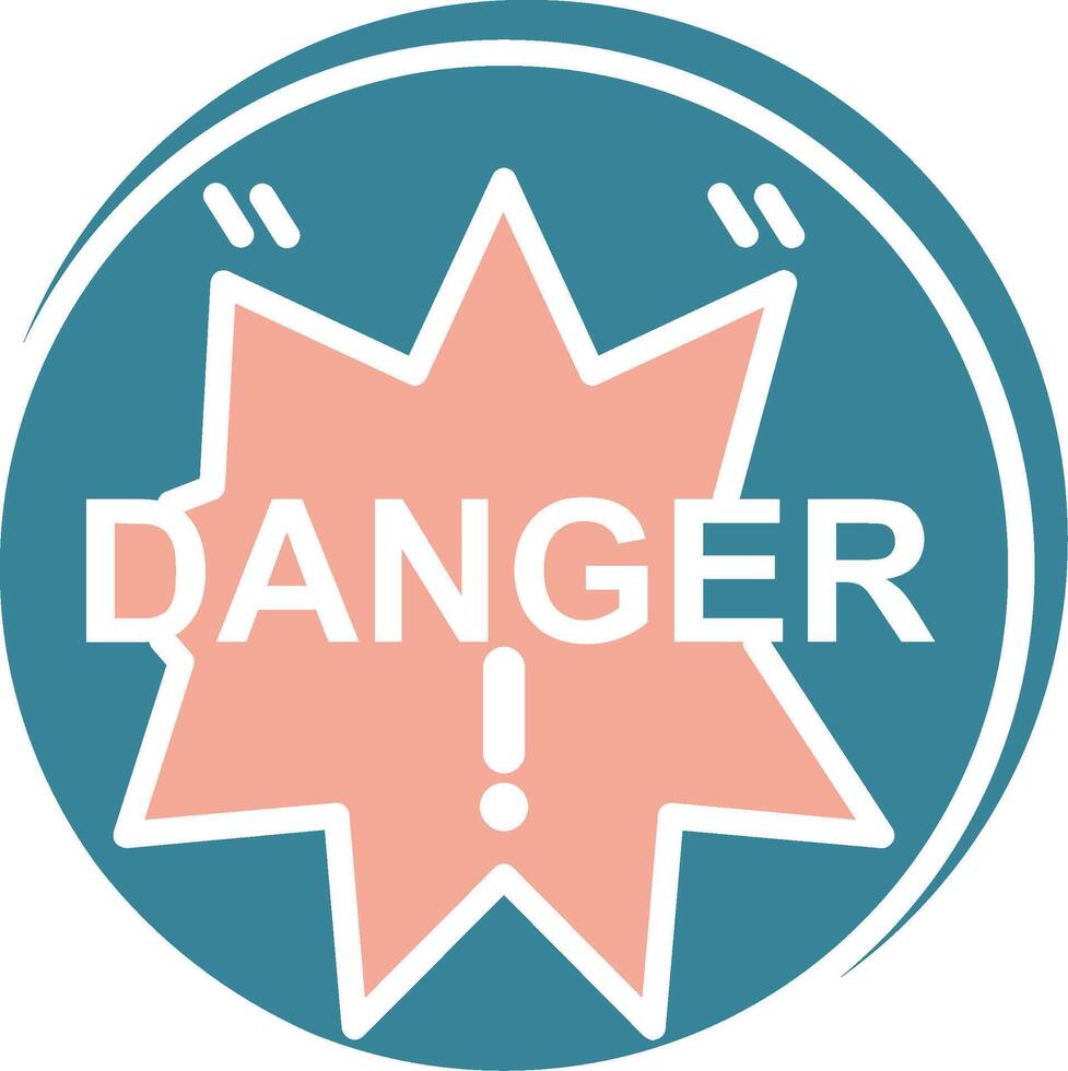 Danger Futuristic UX Form vector