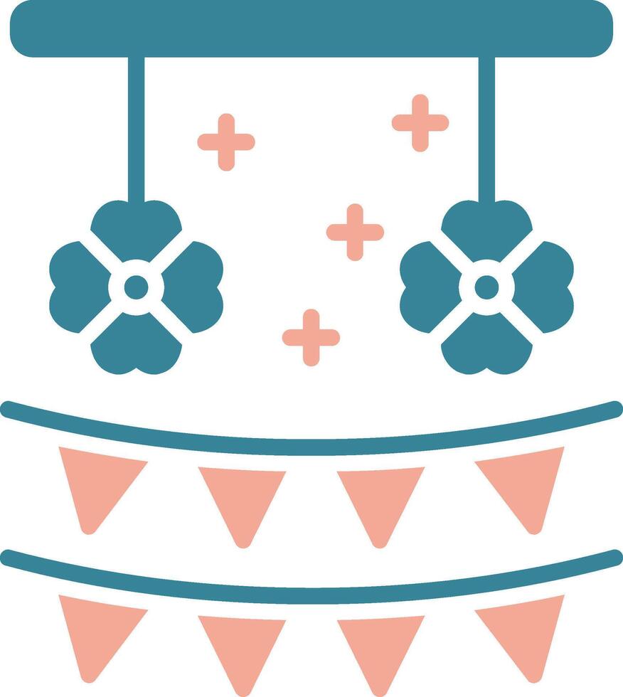 Garland Neon System Element vector