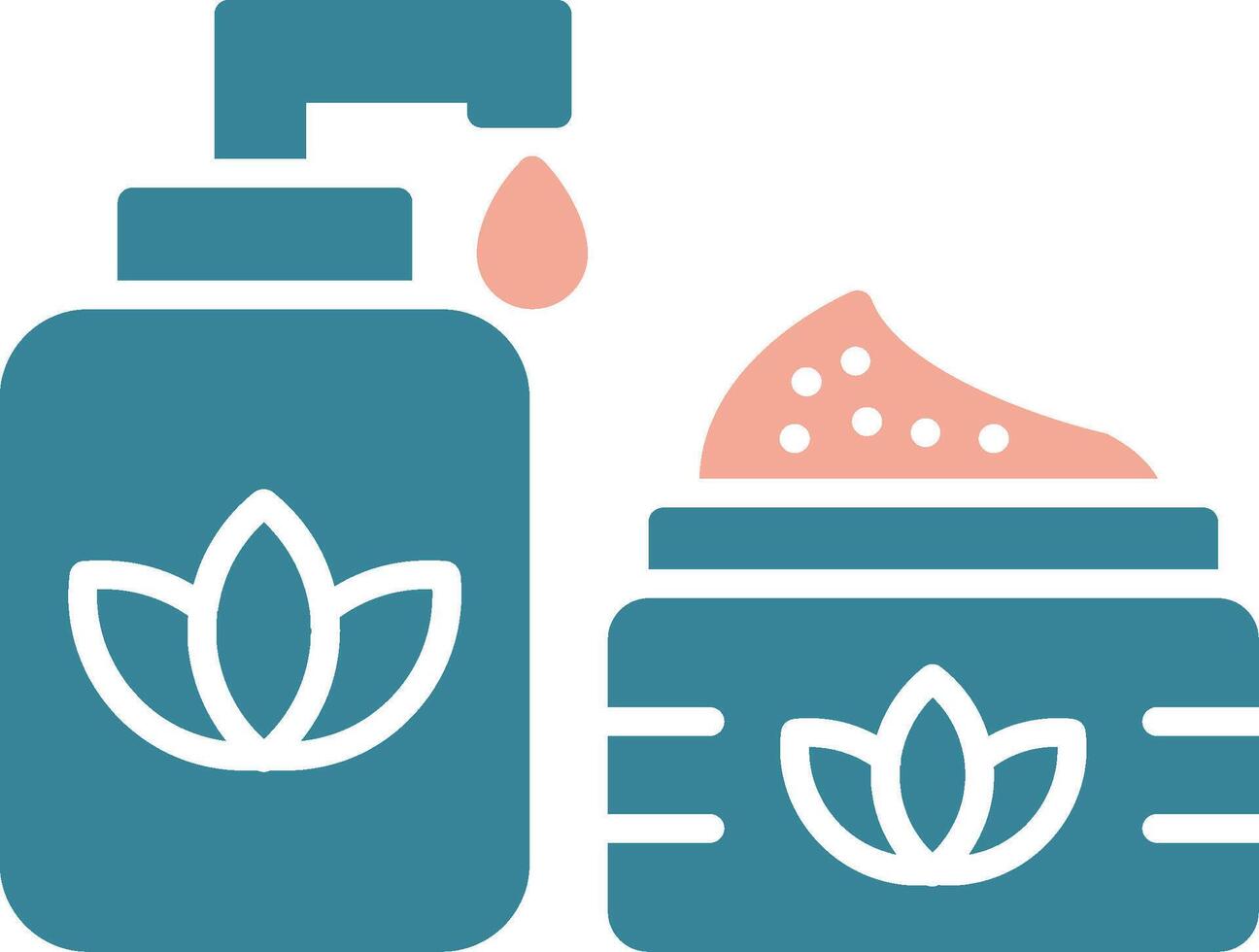 Skincare Dynamic Interface Object vector