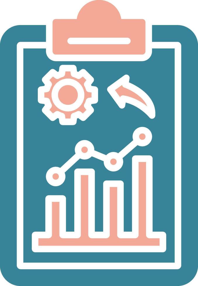 Checklist Efficient Flat Badge vector