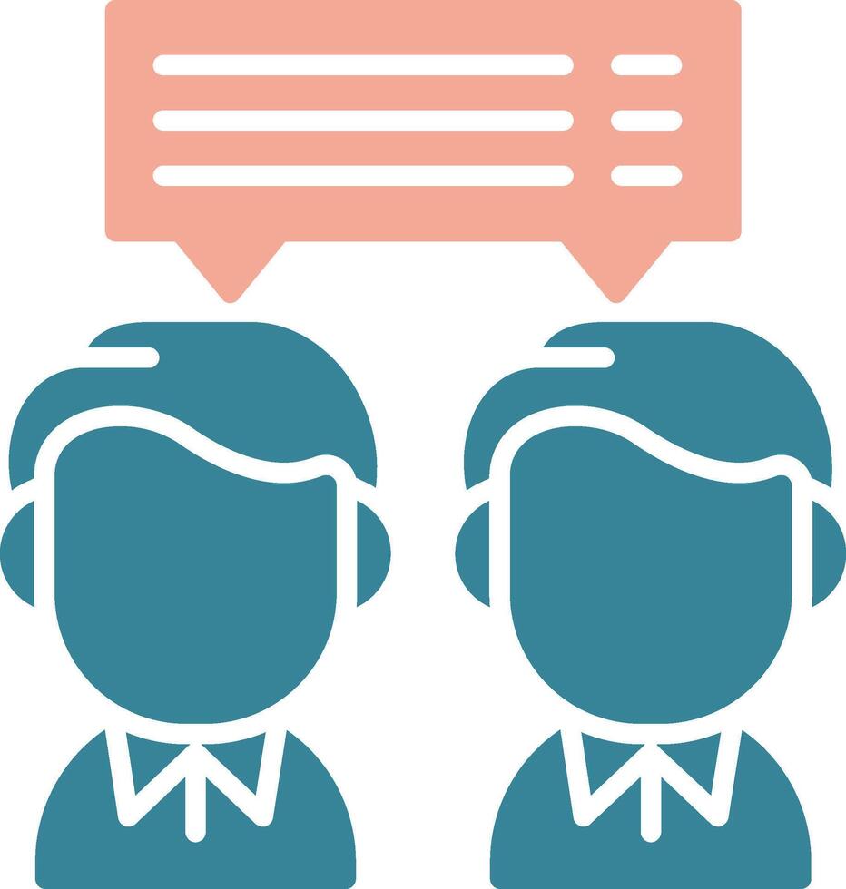 Discussion Innovative Visual Pattern vector