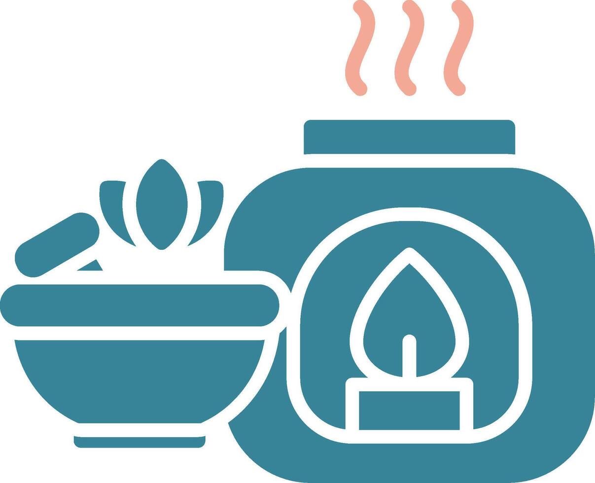 Aromatherapy Interactive Line Art vector