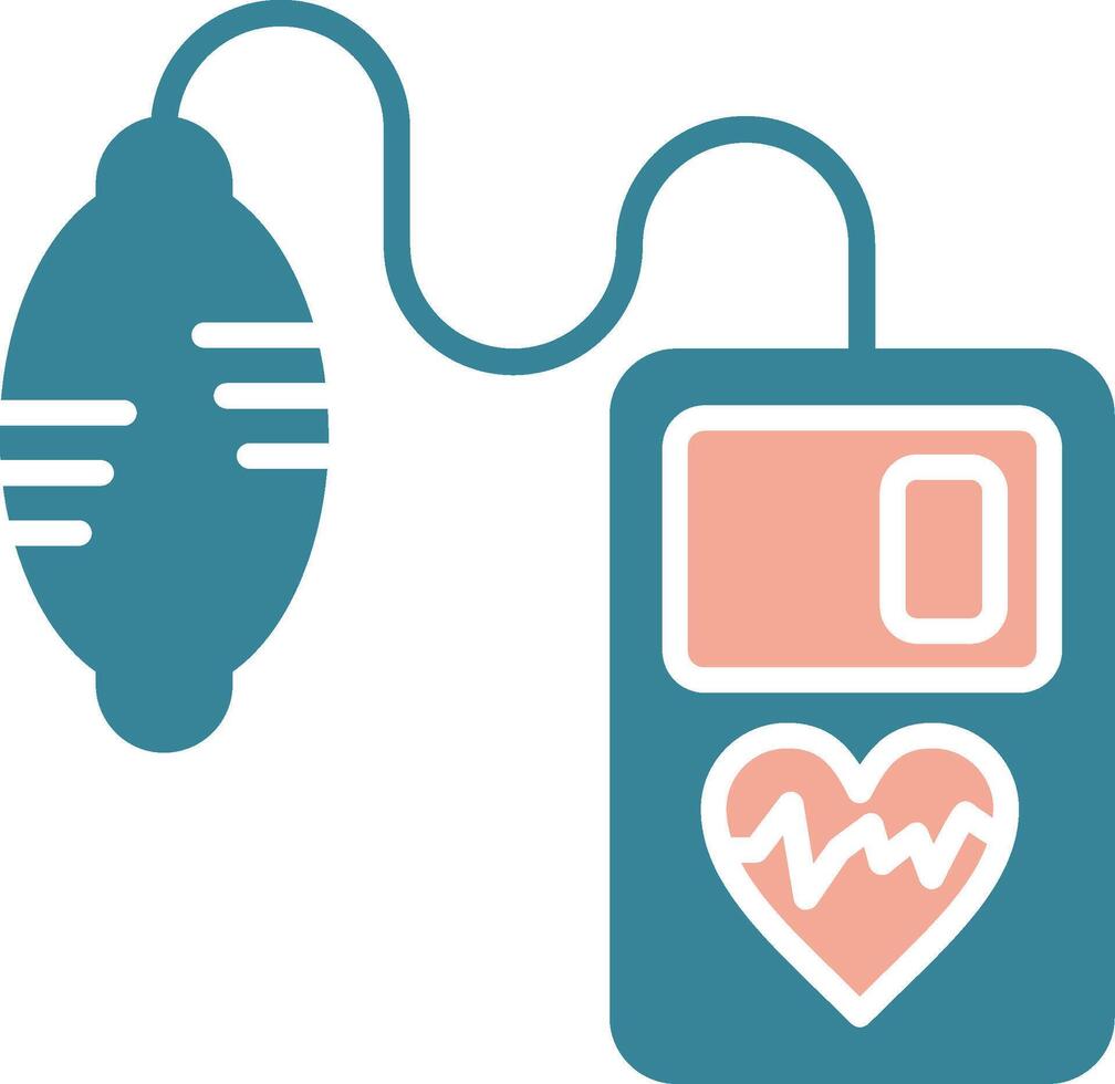 Blood Pressure Crystal Web Symbol vector
