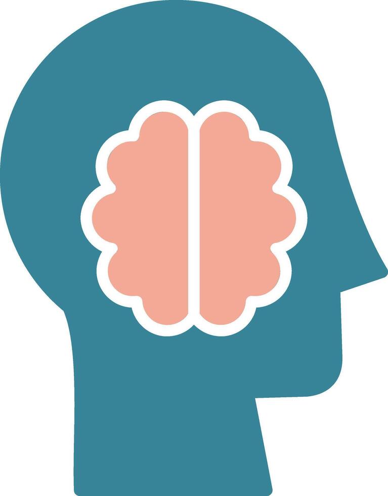 Brain Vibrant UI Token vector