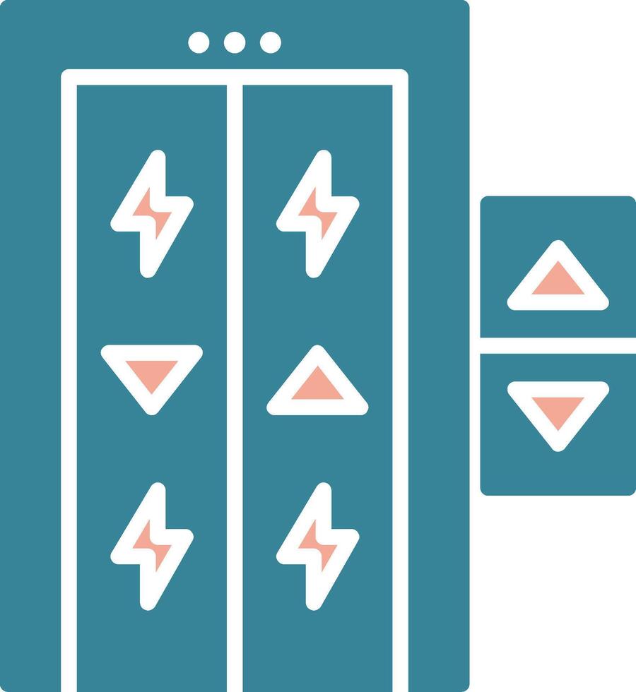 Elevator Crystal UI Stamp vector