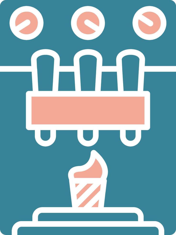 Ice Cream Maker Premium Web Symbol vector