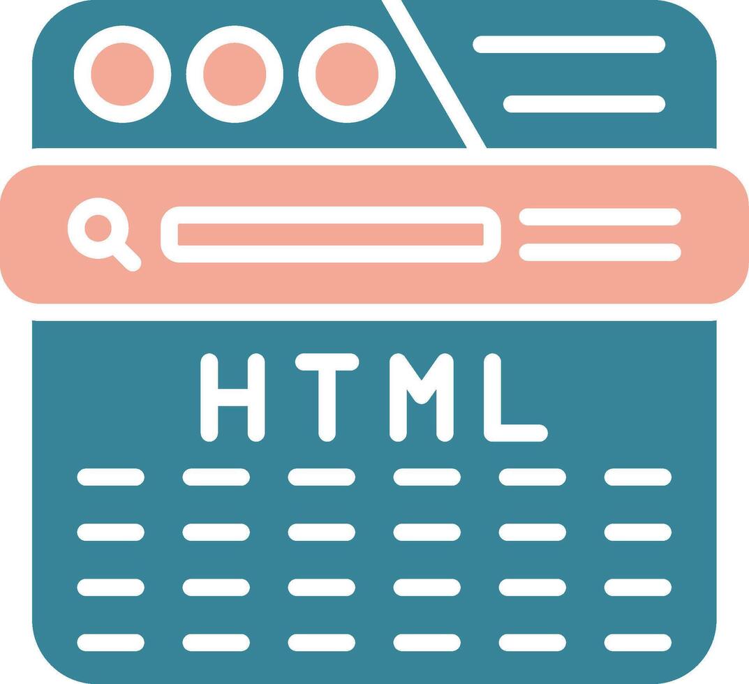 Html Colorful App Emblem vector