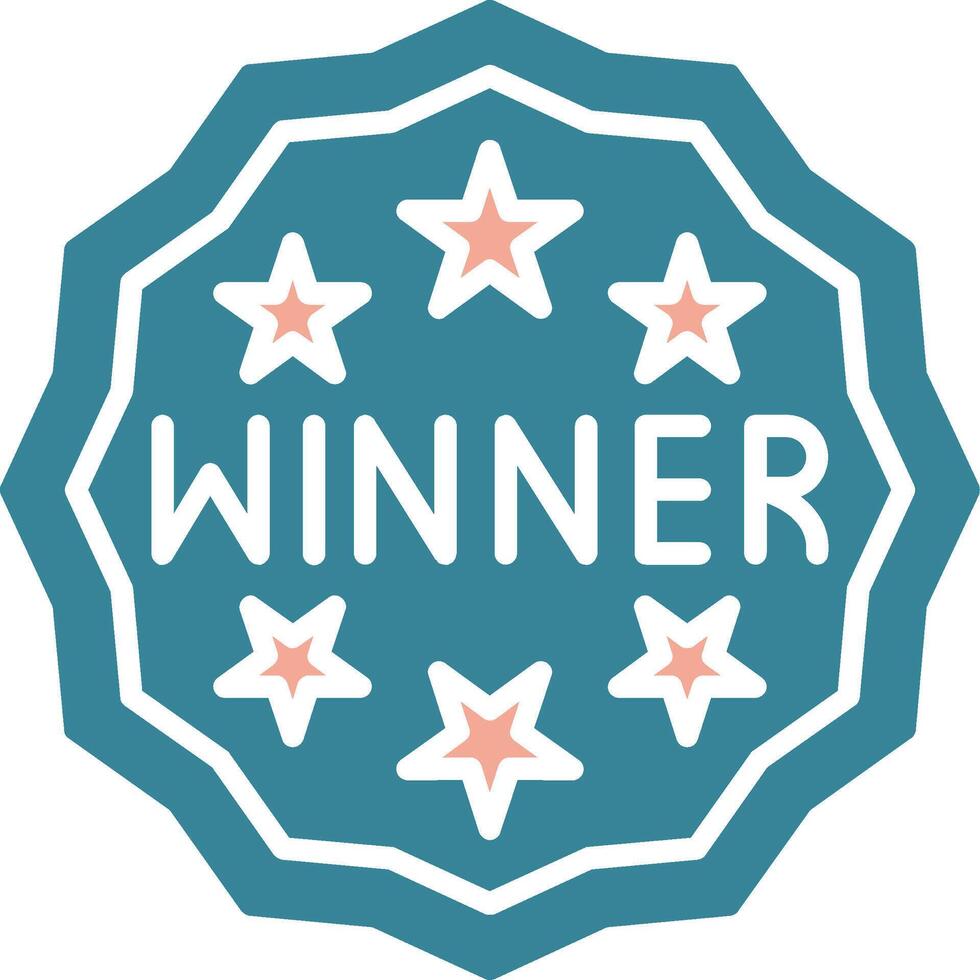 Winner Expressive Digital Mark vector