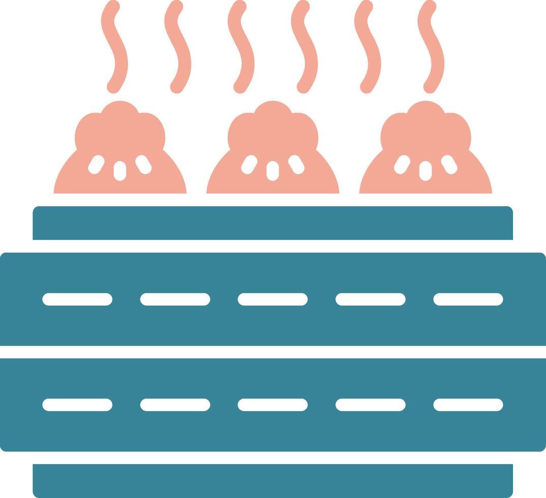 Dim Sum Virtual Core Icon vector