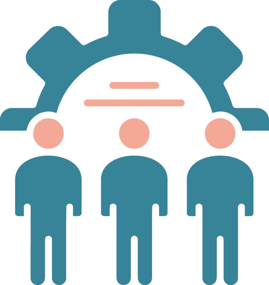 Team Building Crystal Interface Object vector