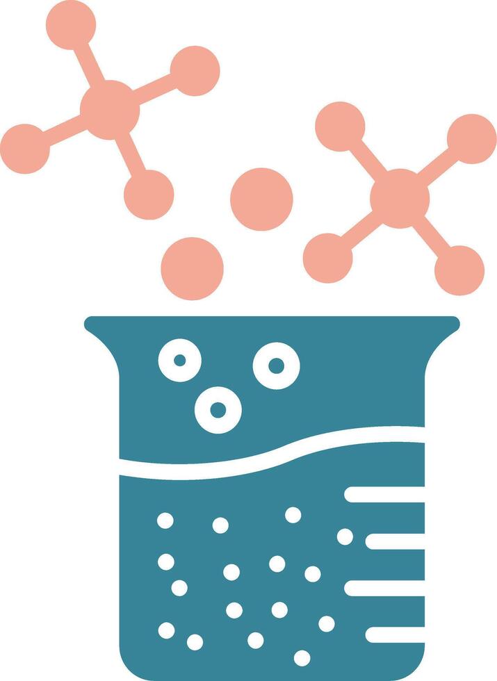 Beaker Streamlined Flat Badge vector