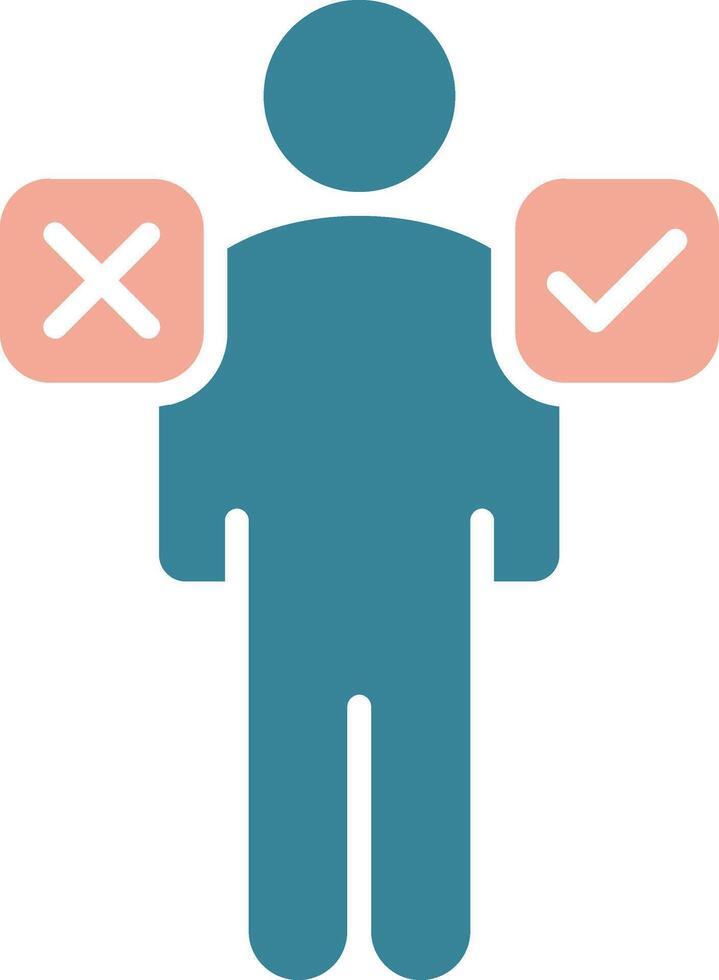Decision Making Intuitive Symbol Sketch vector