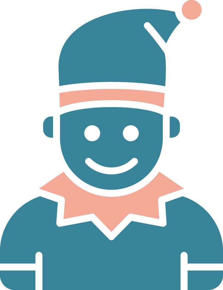 Elf Colorful Core Icon vector
