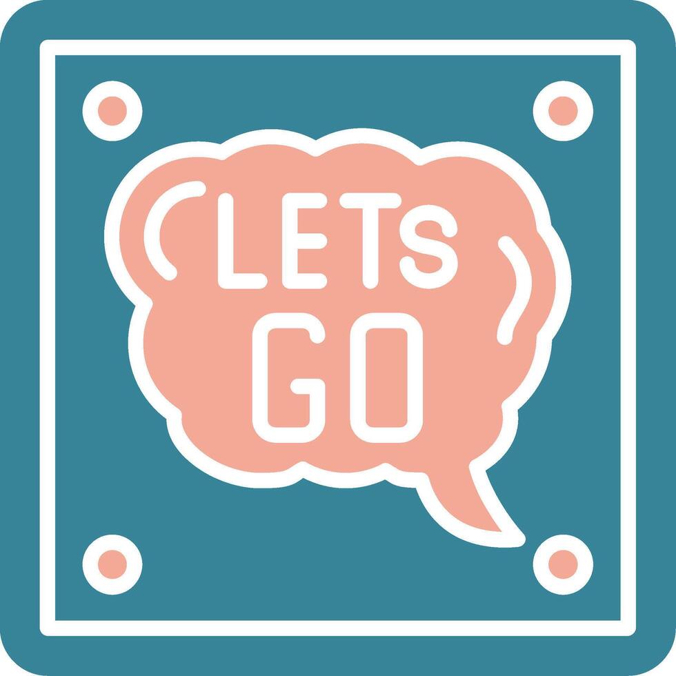 Lets Go Expressive Digital Mark vector