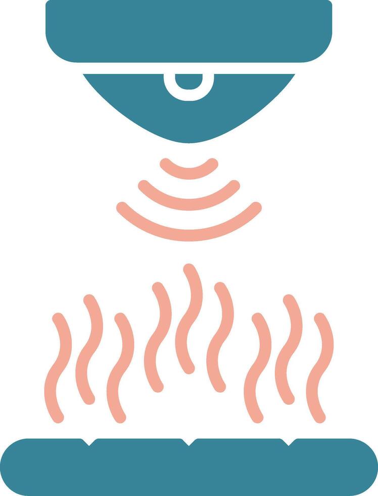 Smoke Detector Interactive Graphic Module vector