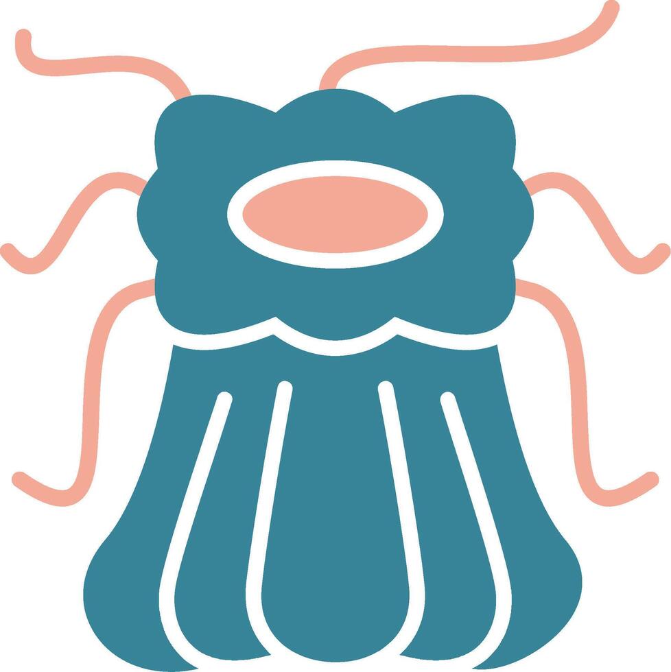 Sea Anemone Unified Line Art vector