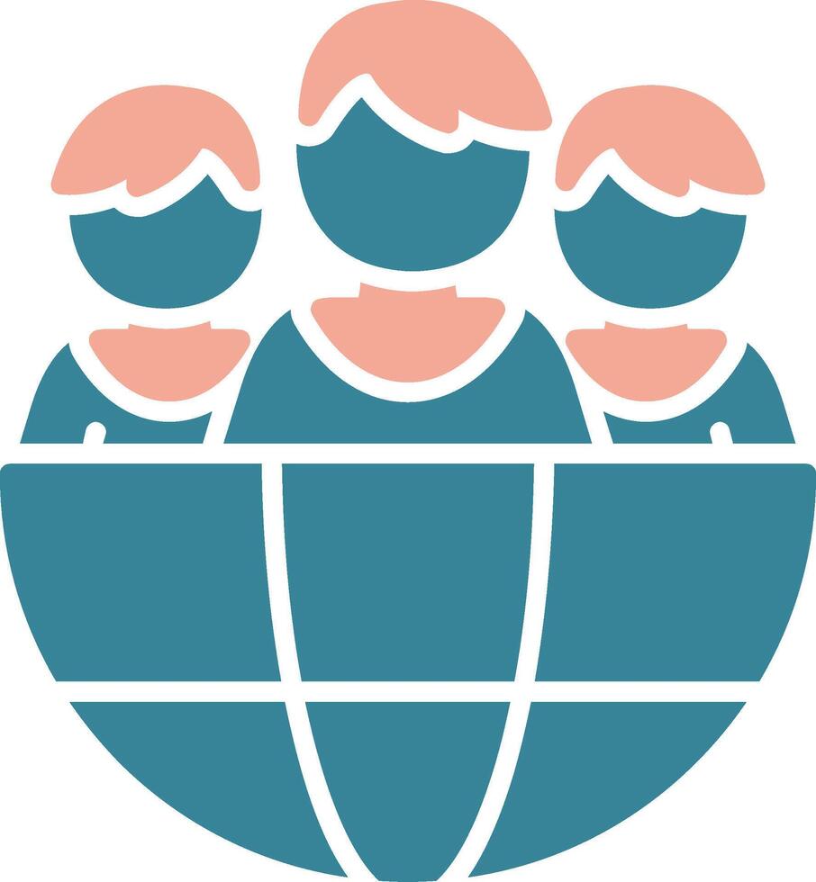 Society Virtual Symbol Sketch vector