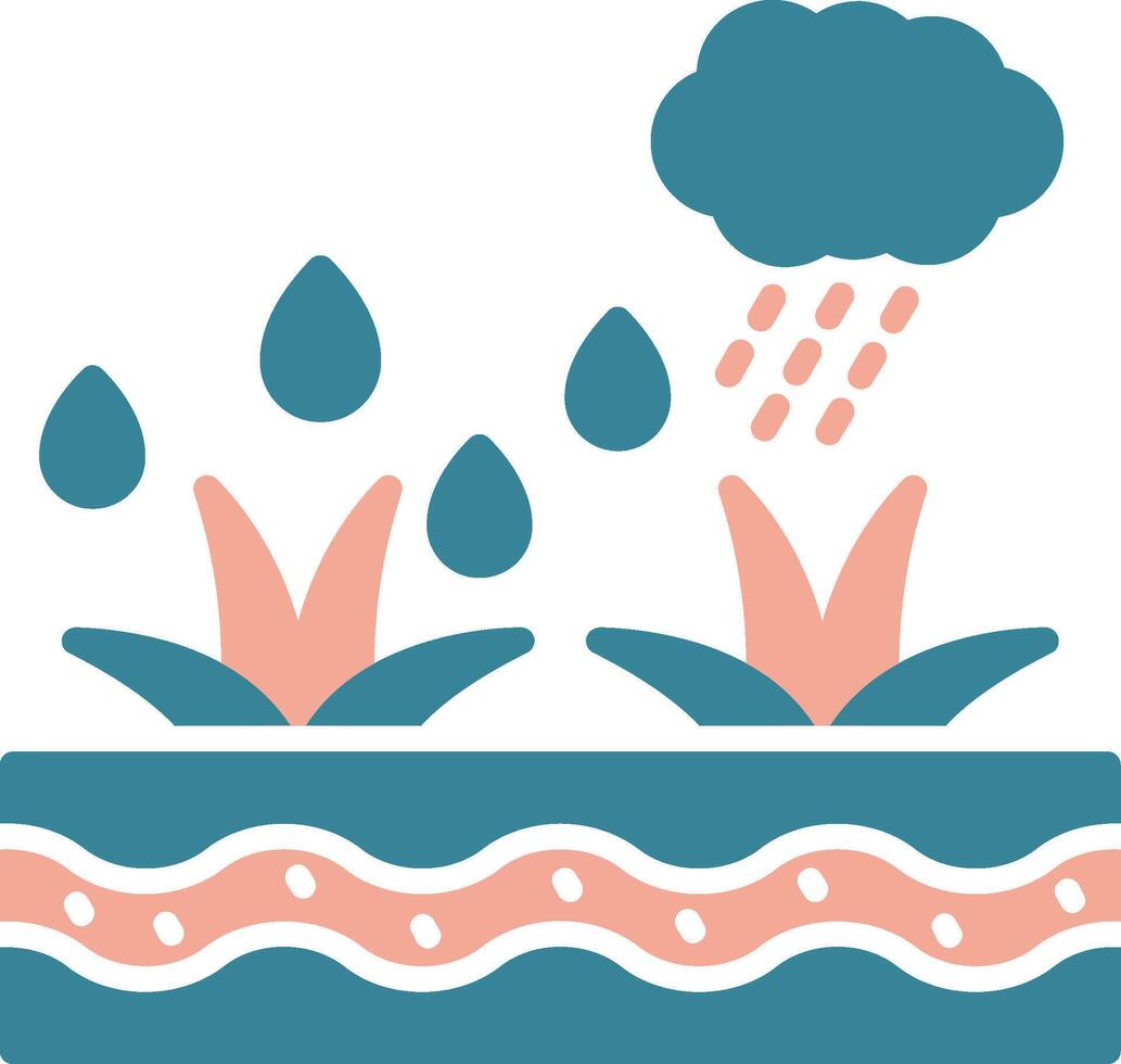 Water Intuitive Icon Fragment vector