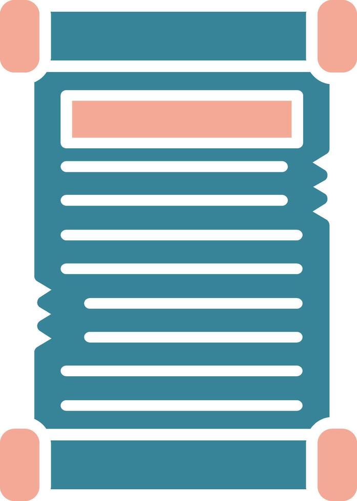 Scroll Vibrant UX Form vector