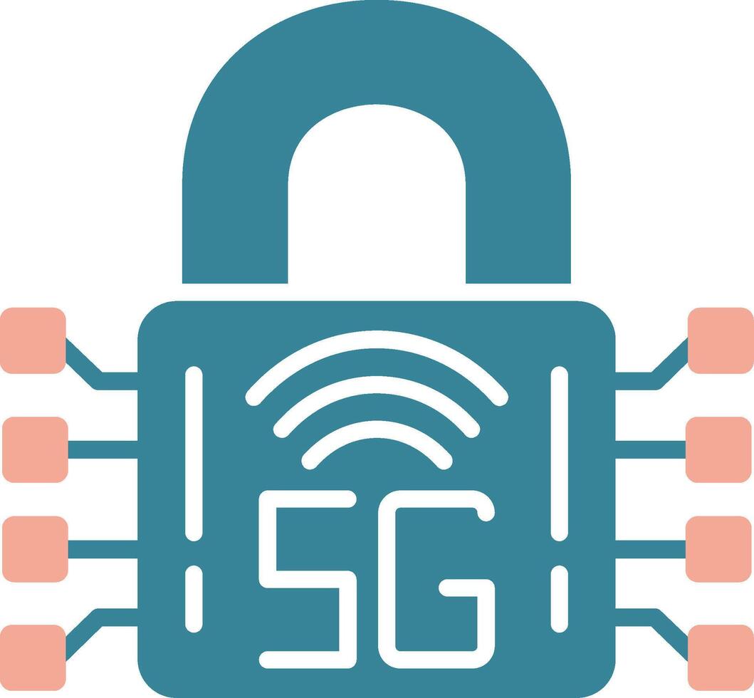 Lock Bold Graphic Module vector