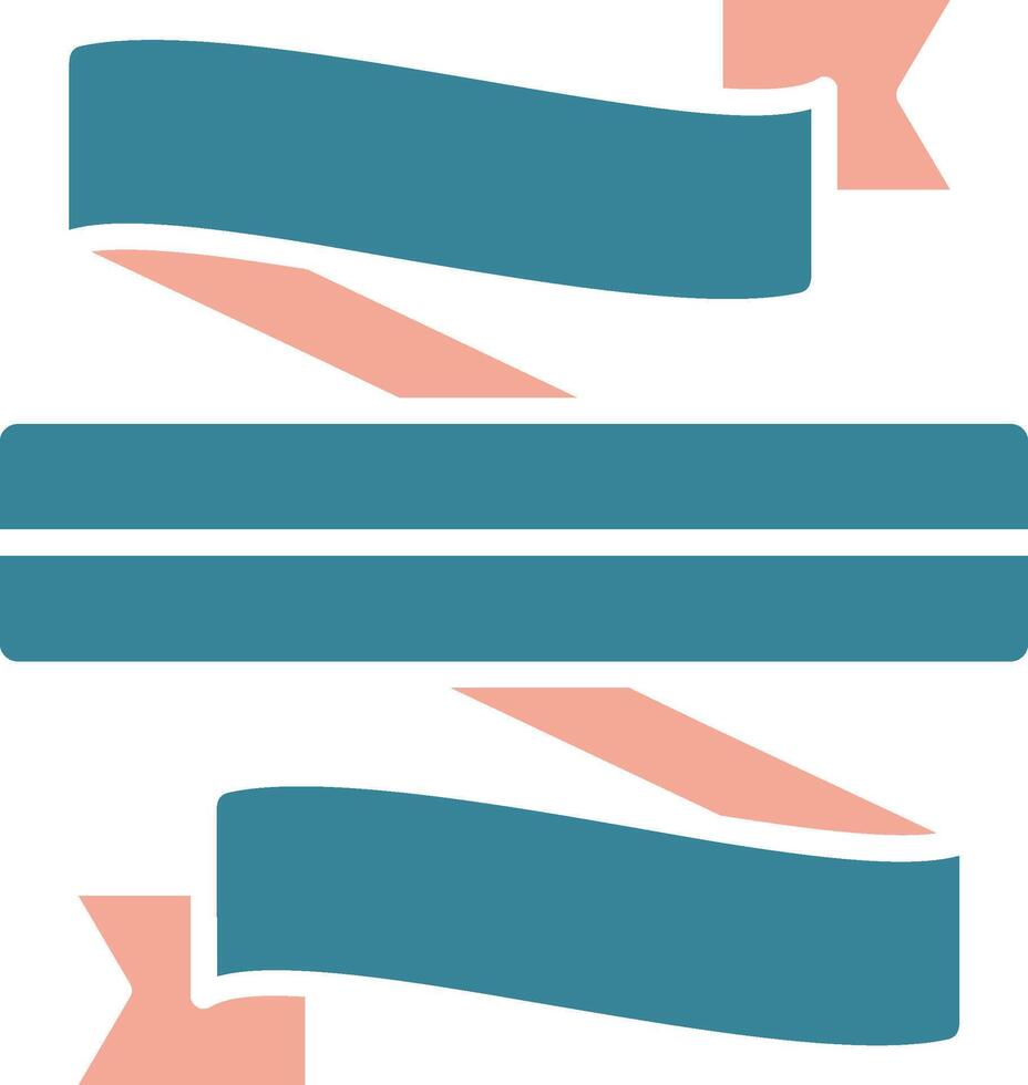 olded Ribbon Seamless Line Art vector
