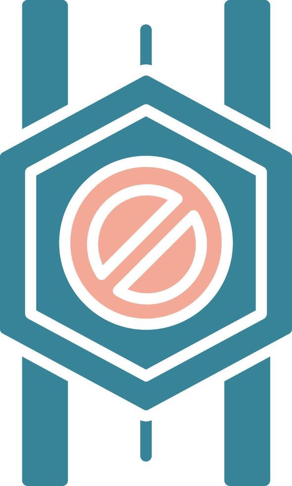 Wrong Way Expressive App Emblem vector