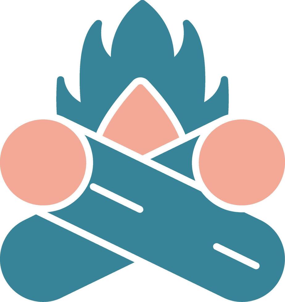 Bonfire Colorful System Element vector