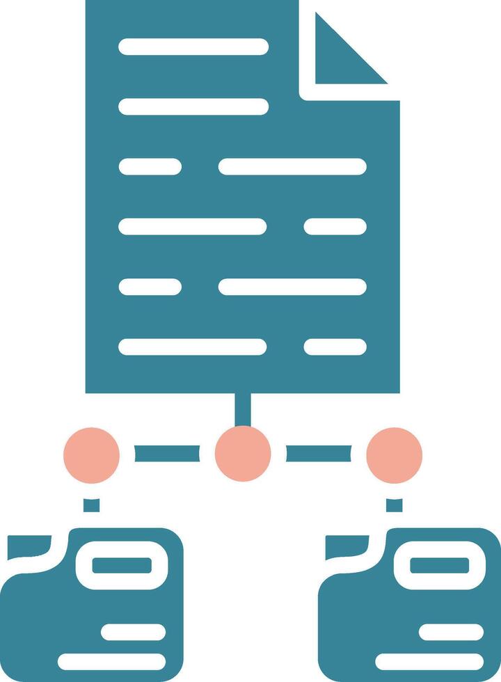 Document File Neon UX Form vector