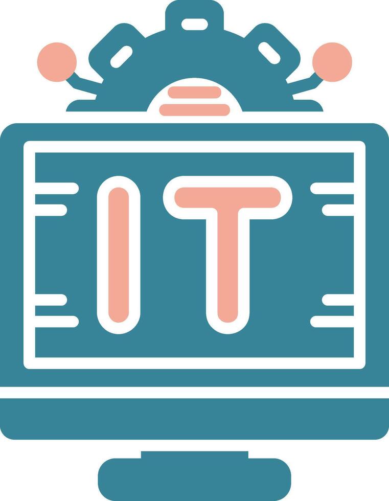 Information Technology Neon UX Form vector