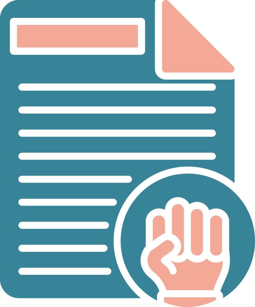 Protest Virtual Symbol Sketch vector