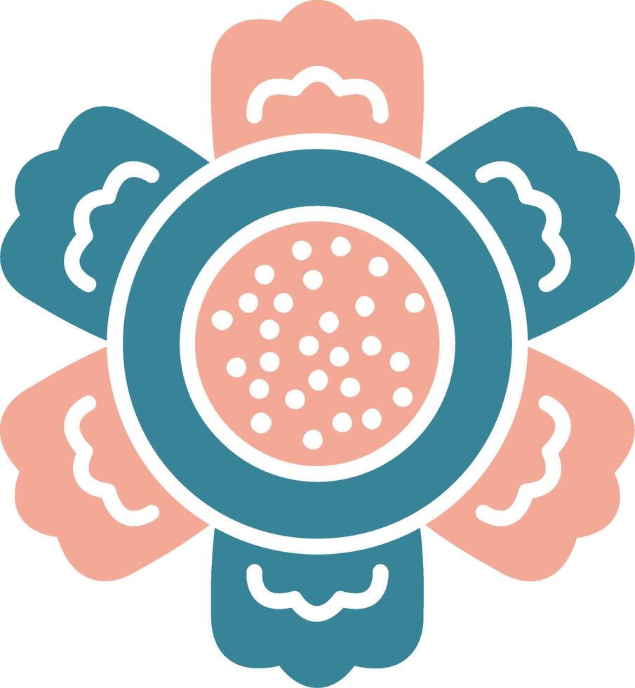 Rafflesia Colorful Core Icon vector