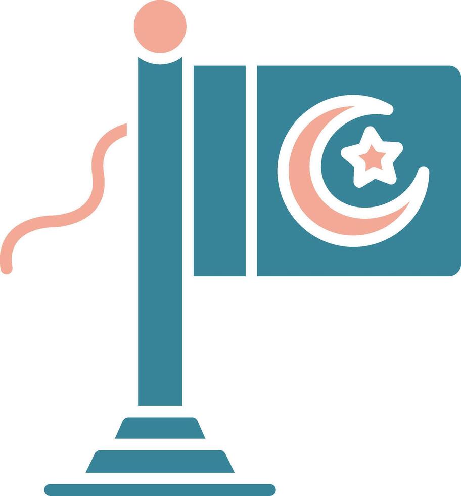 Pakistan Flag Crystal App Emblem vector